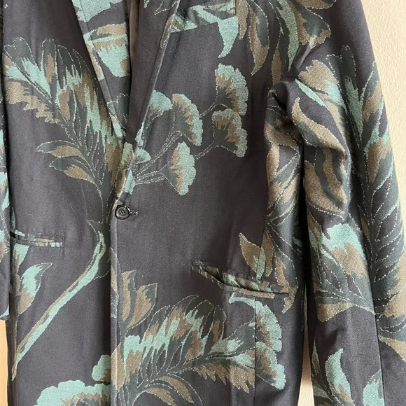 Billy Reid Tropical Oasis Jacquard Coat - NWT - small - Picture 7 of 8